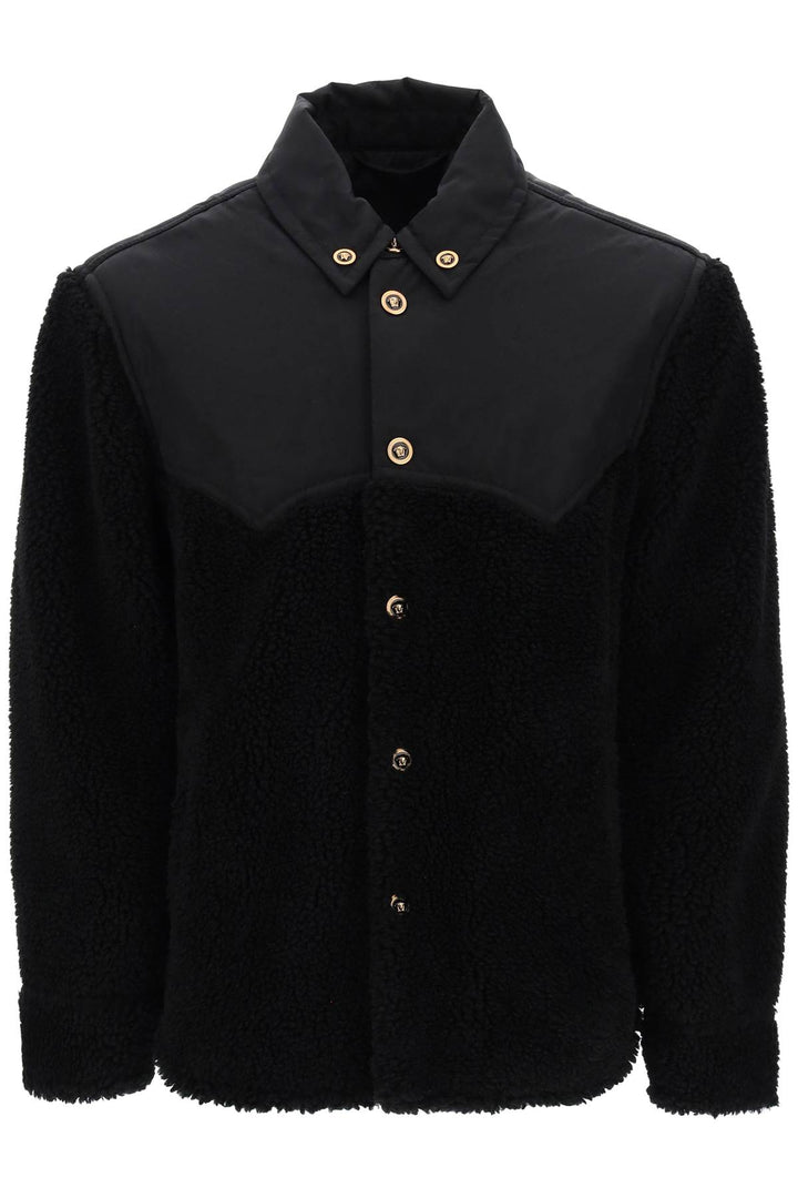 Barocco Silhouette Fleece Jacket - Versace - Men