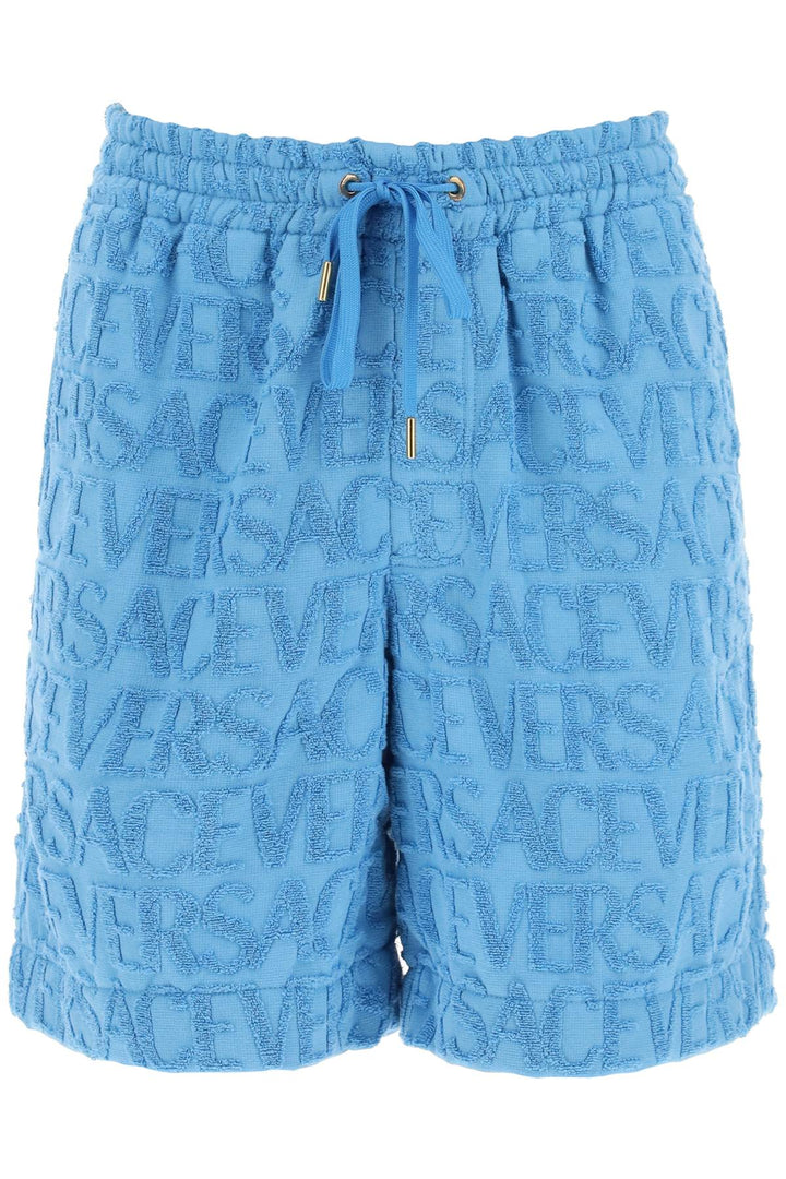 Versace Allover Terry Cloth Shorts - Versace - Men