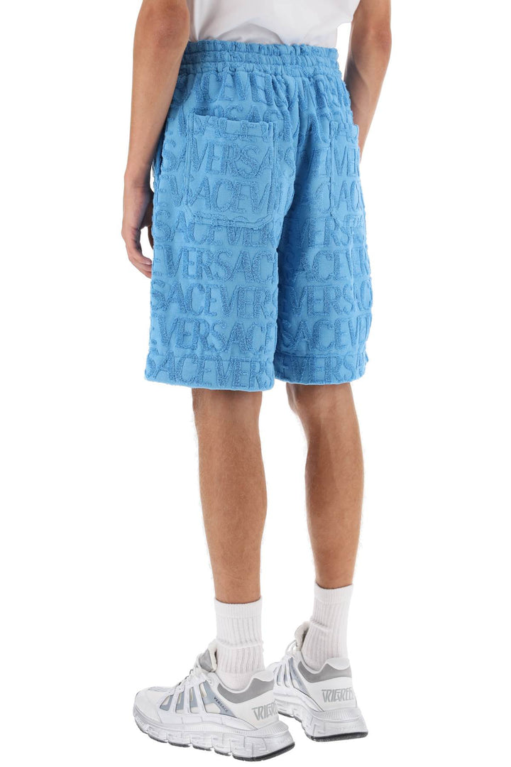 Versace Allover Terry Cloth Shorts - Versace - Men