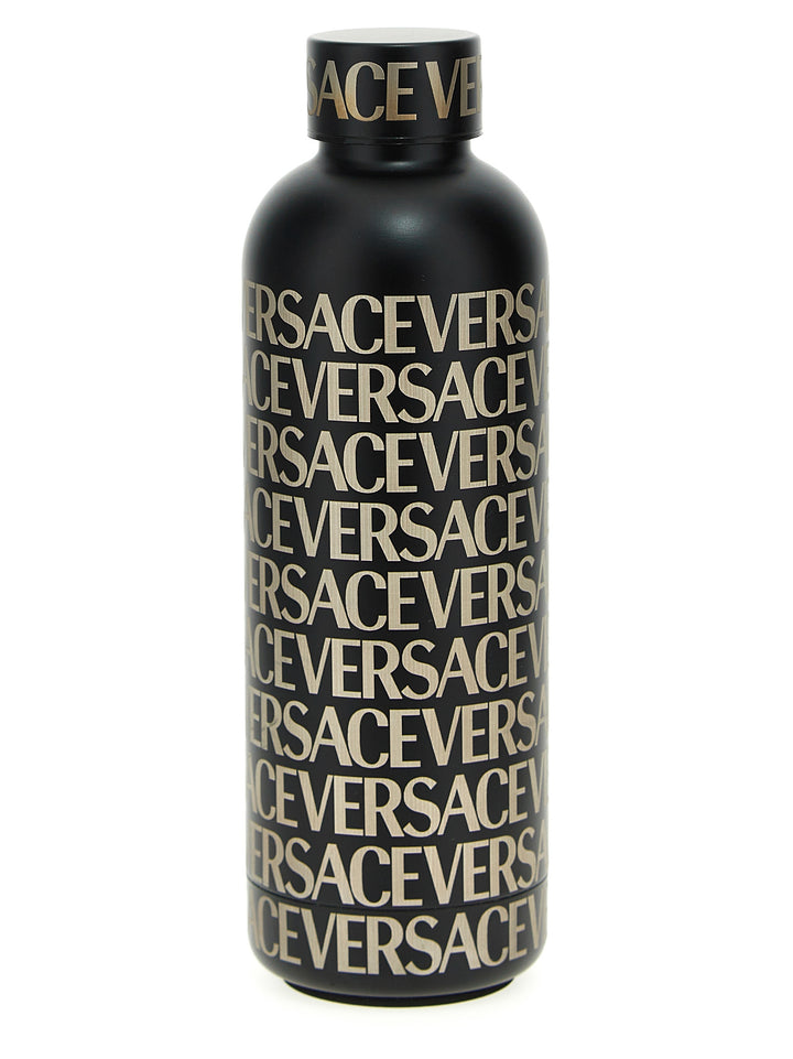 Versace Allover Glasses And Bottles Black