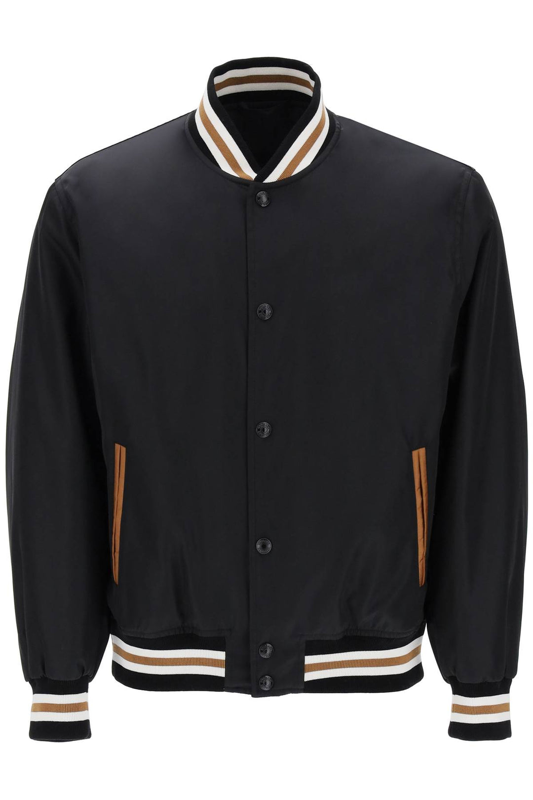 Medusa Flame Nylon Bomber Jacket - Versace - Men