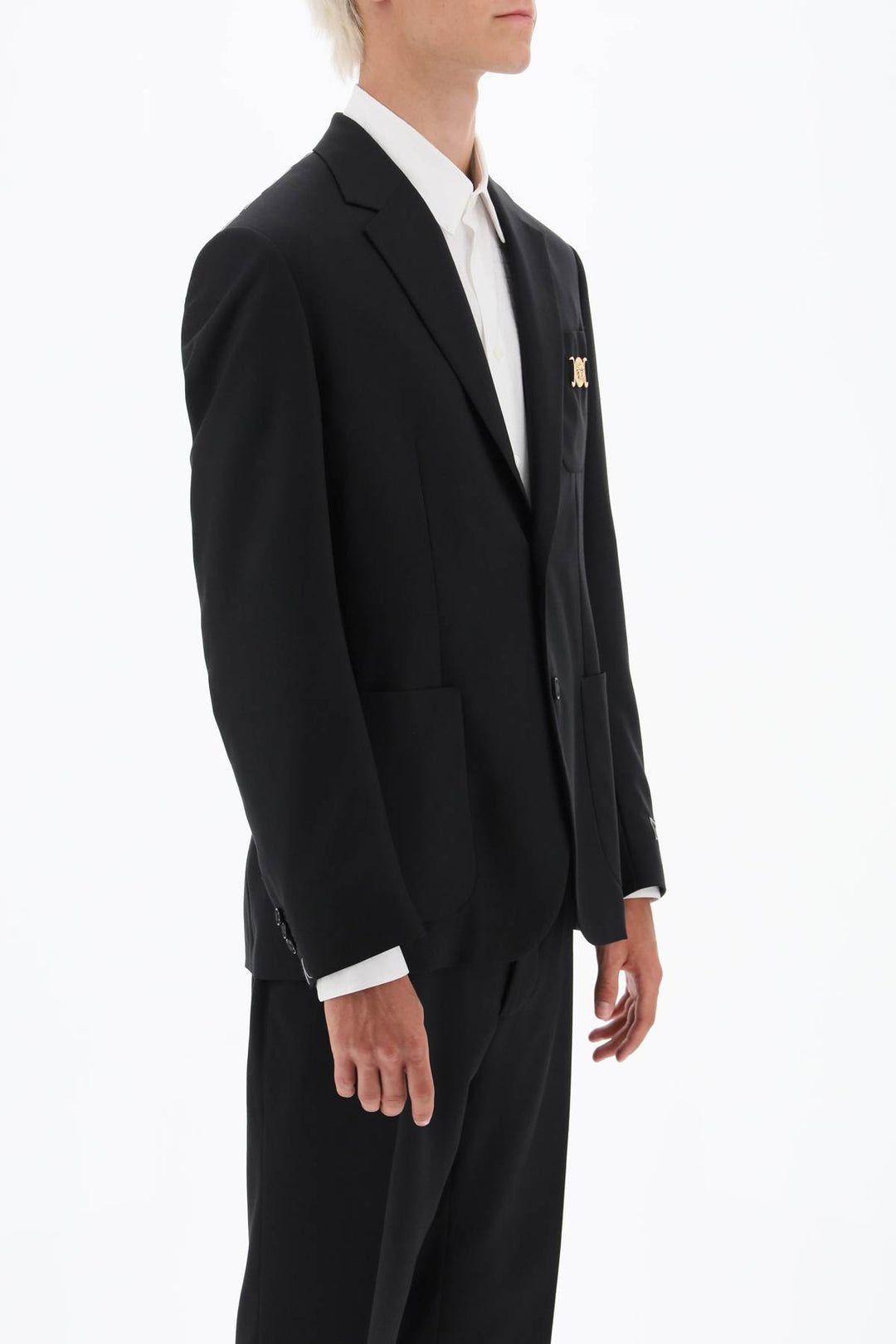 Medusa Biggie Single Breasted Blazer - Versace - Men