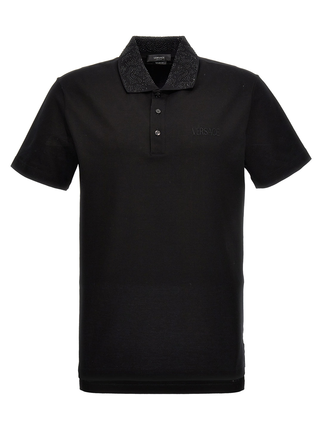 Logo Sequin  Shirt Polo Black