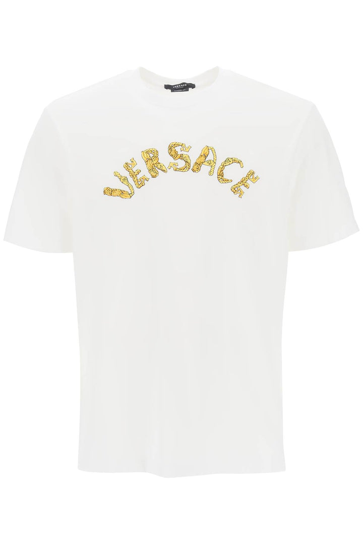 Seashell Baroque T Shirt - Versace - Men