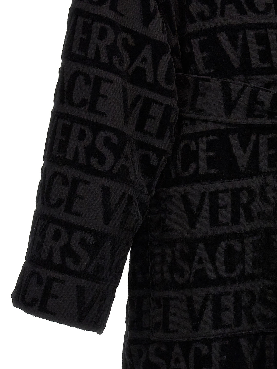 Versace Allover Towels Black