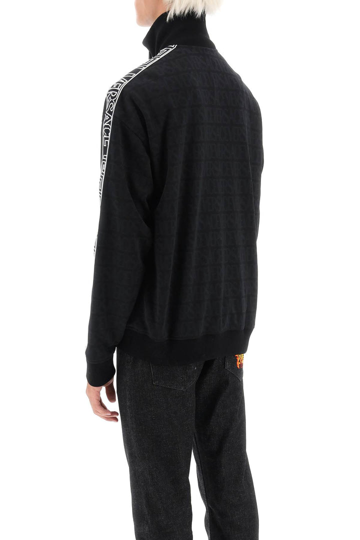 Techno Versace Allover Track Sweatshirt - Versace - Men