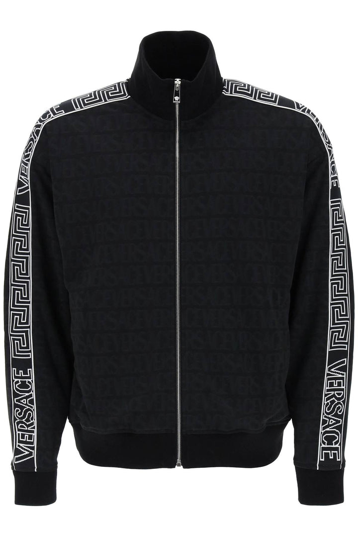 Techno Versace Allover Track Sweatshirt - Versace - Men