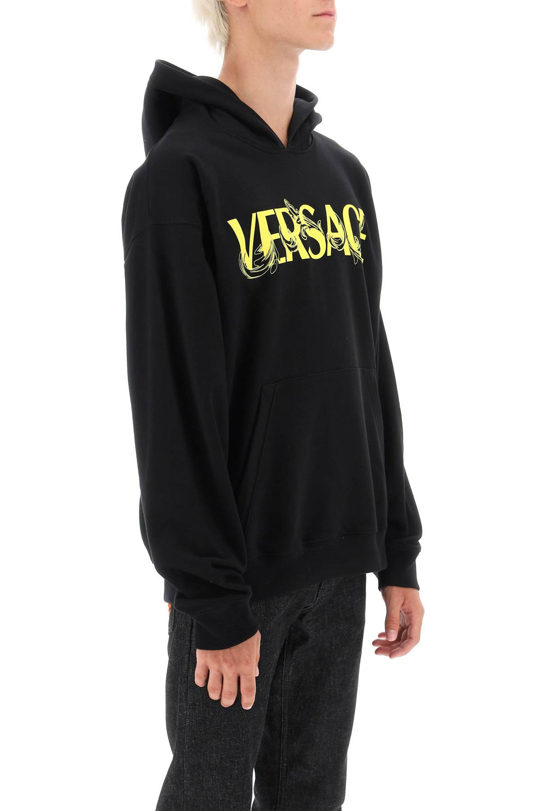 Barocco Silhouette Hoodie - Versace - Men