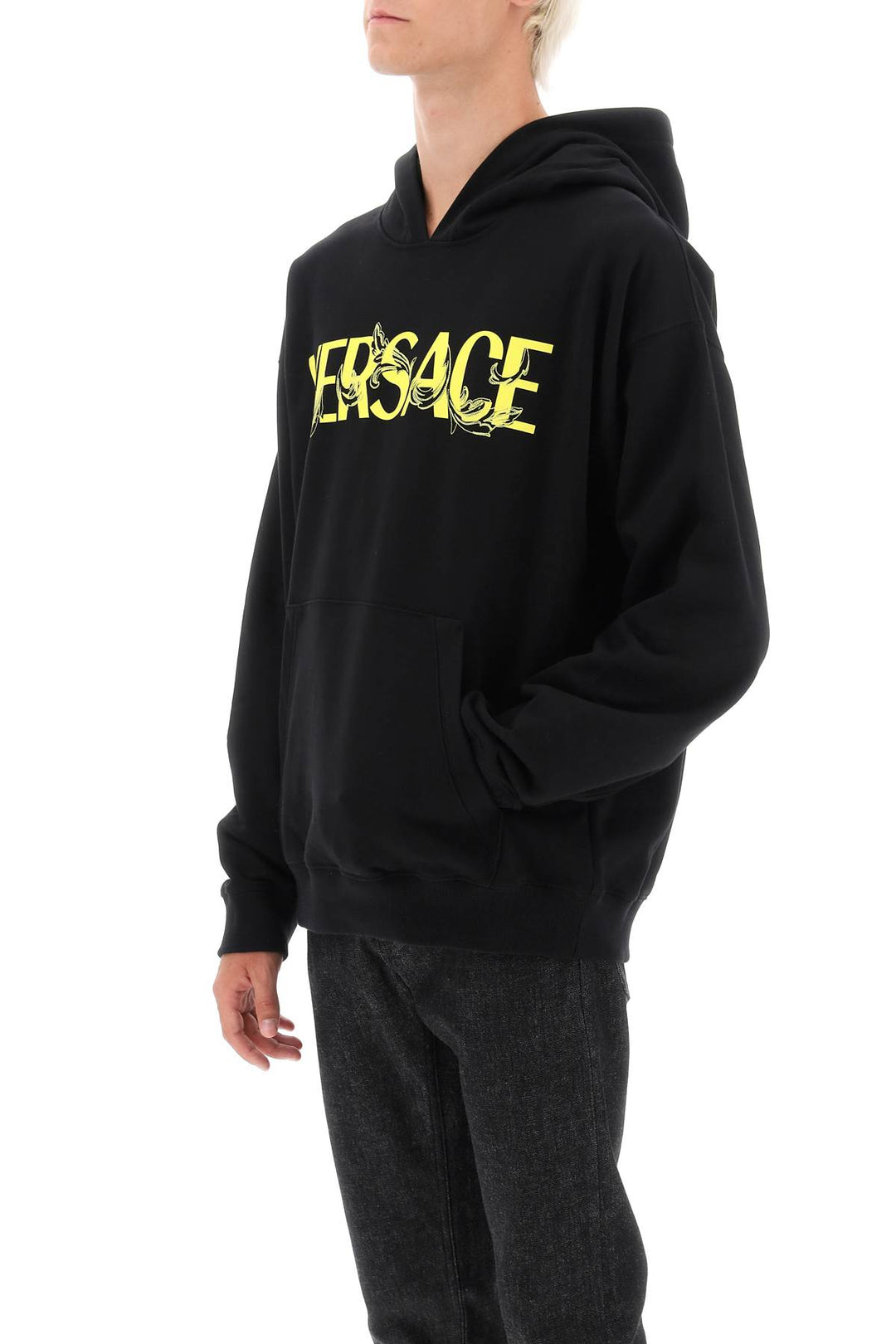 Barocco Silhouette Hoodie - Versace - Men