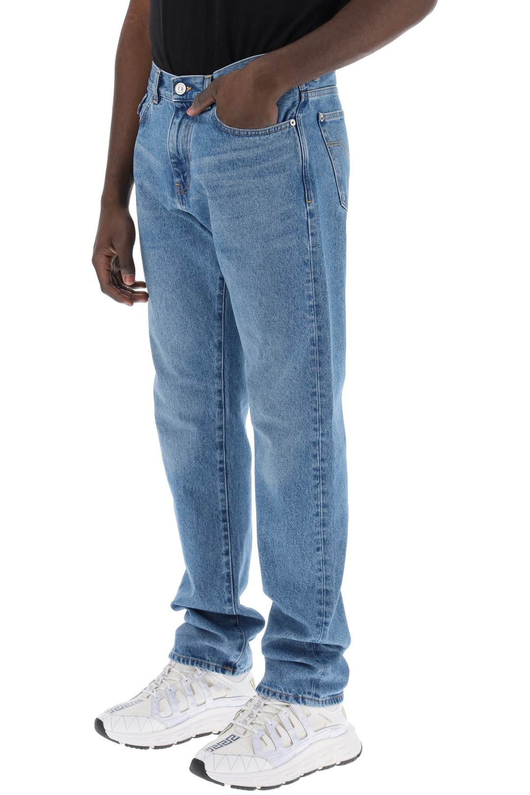 Medusa Biggie Regular Fit Jeans - Versace - Men