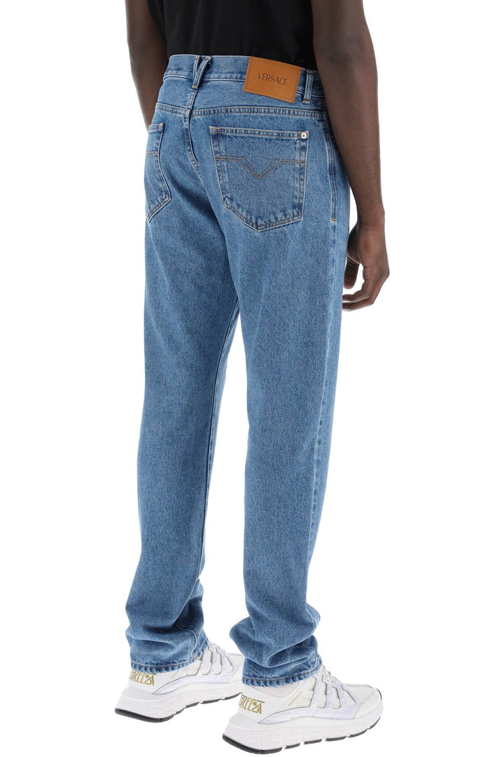 Medusa Biggie Regular Fit Jeans - Versace - Men