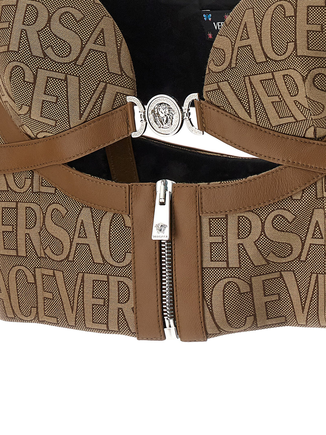 Versace Allover Tops Beige