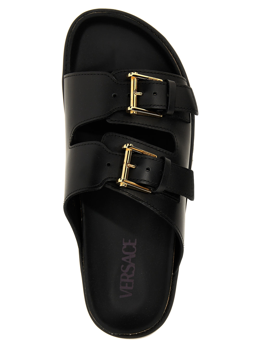 Leather Sandals Black