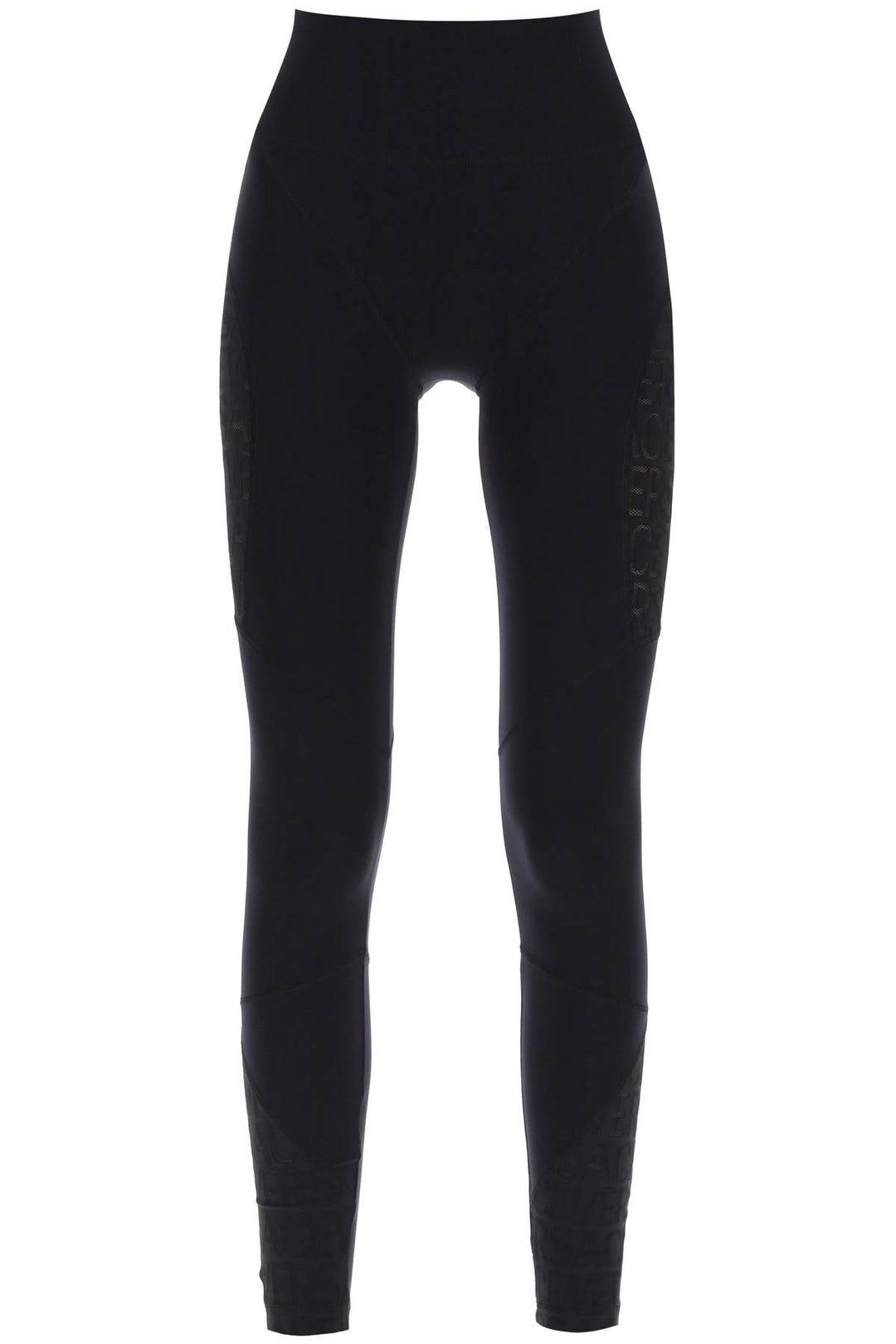 Sports Leggings With Lettering - Versace - Women