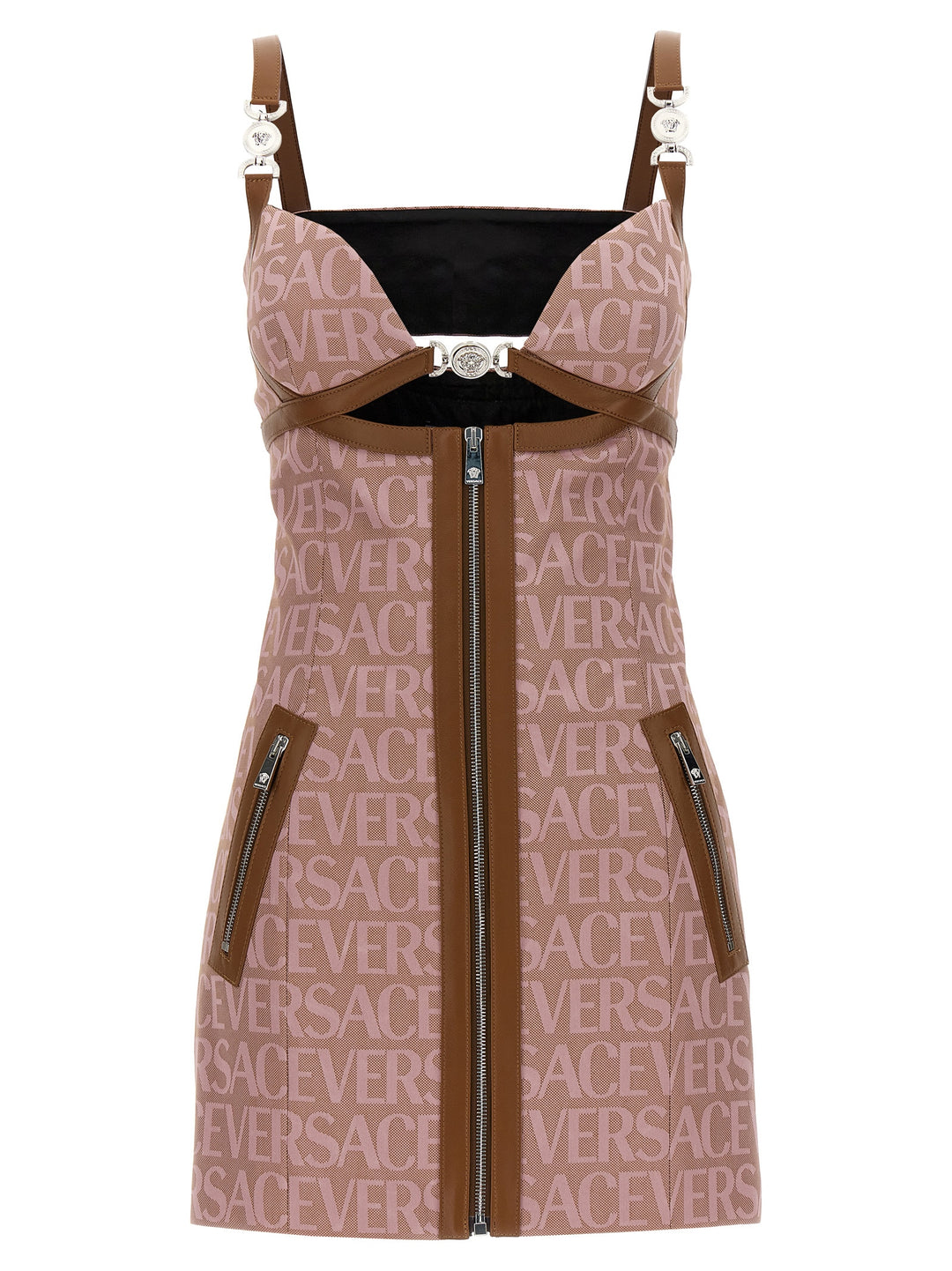 Versace Allover Dresses Pink