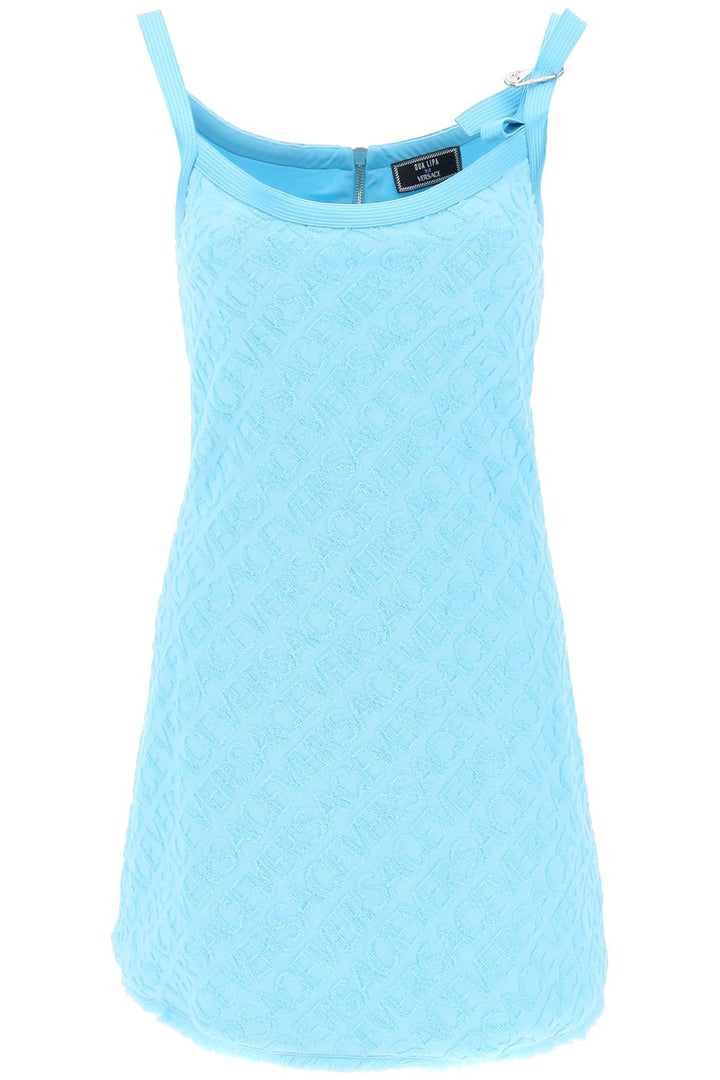 La Vacanza Terry Cloth Mini Dress - Versace - Women