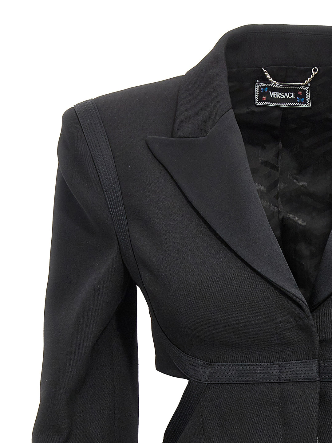 La Vacanza Capsule Single-Breasted Blazer Jackets Black