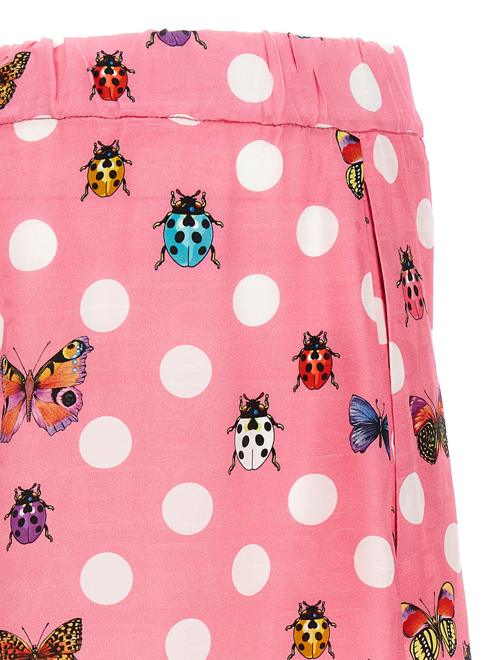 Heritage Butterflies & Ladybugs Polka Dot Bermuda, Short Pink