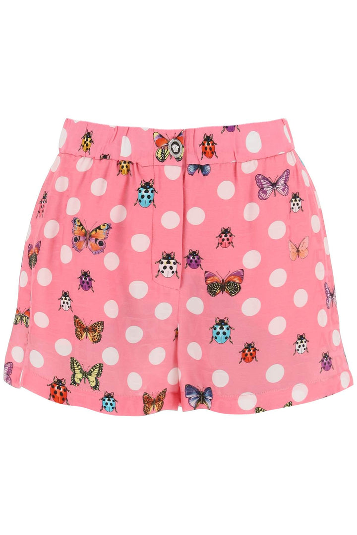 Butterflies&Ladybugs Polka Dot Shorts - Versace - Women