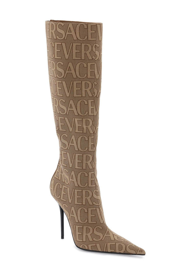 'Versace Allover' Boots - Versace - Women