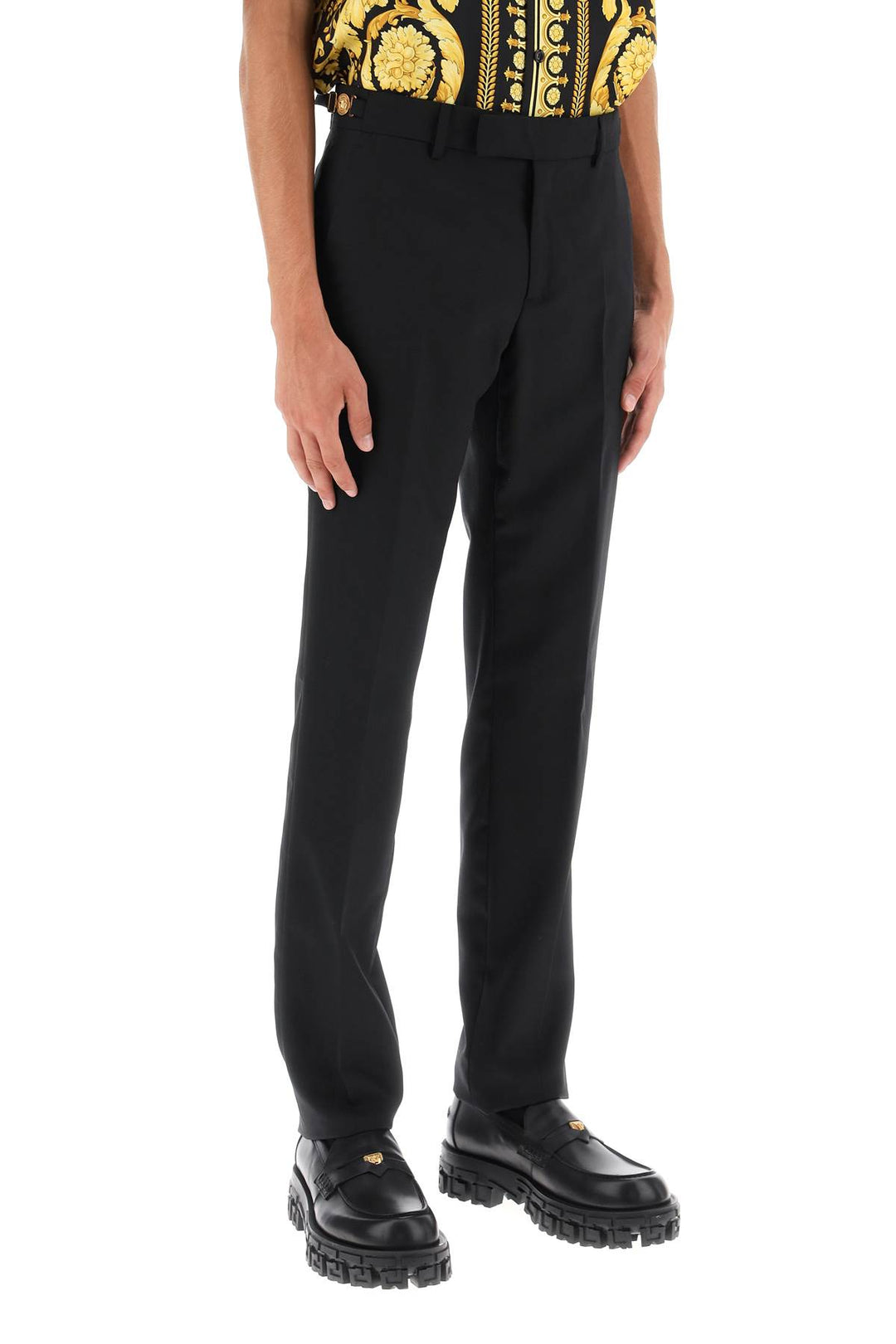 Tailored Pants With Medusa Details - Versace - Men