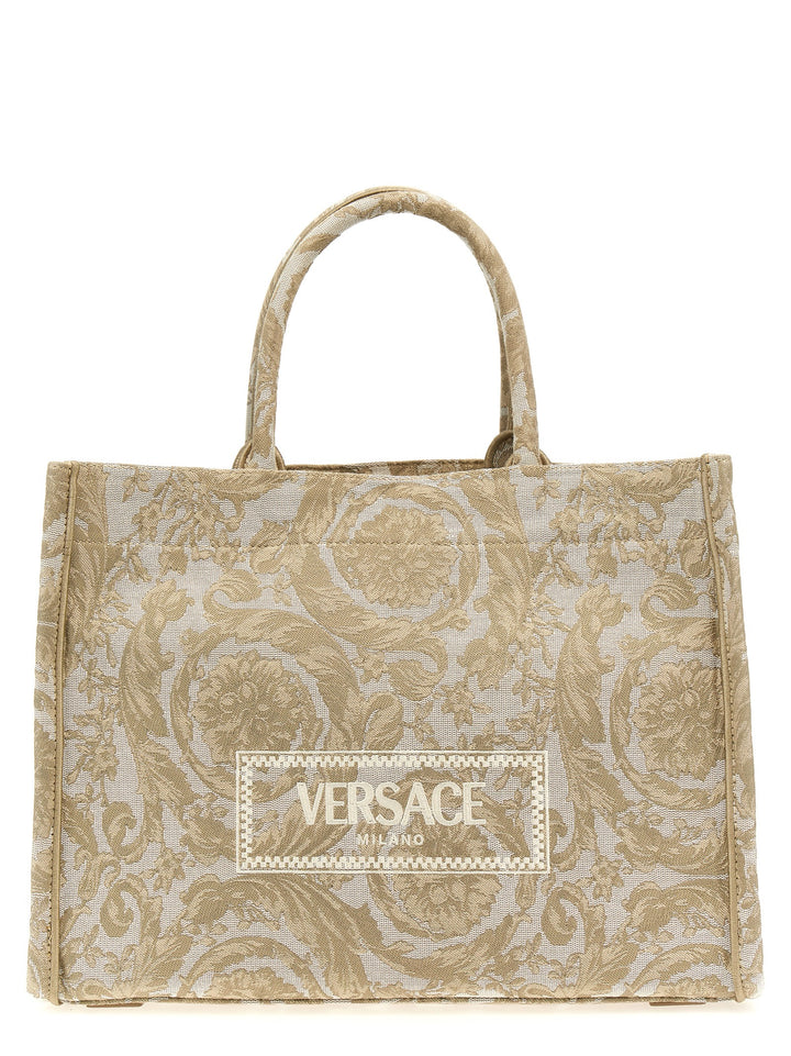 Athena Barocco Tote Bag Beige