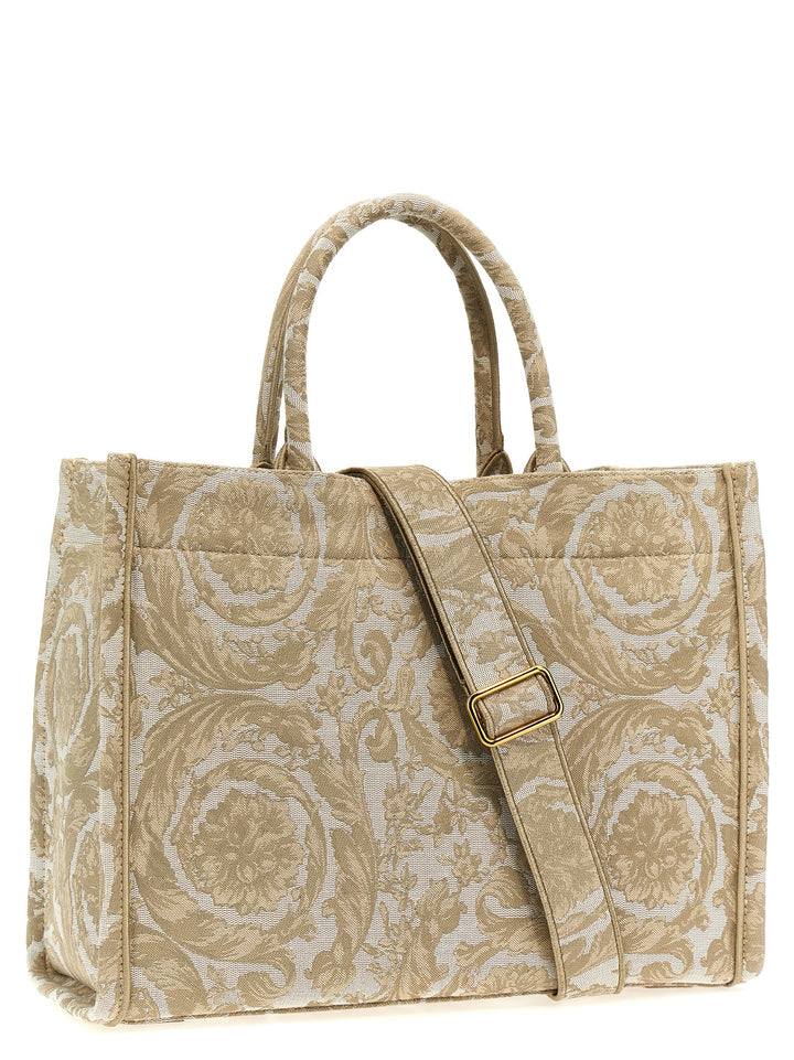 Athena Barocco Tote Bag Beige