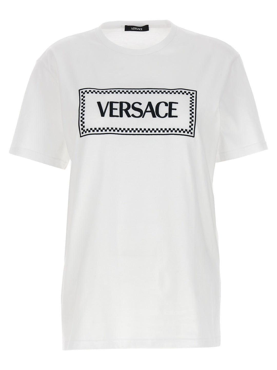 Logo Embroidery T-Shirt White/Black