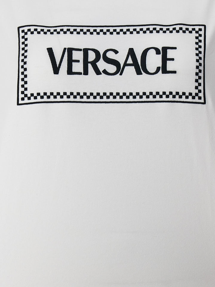 Logo Embroidery T-Shirt White/Black