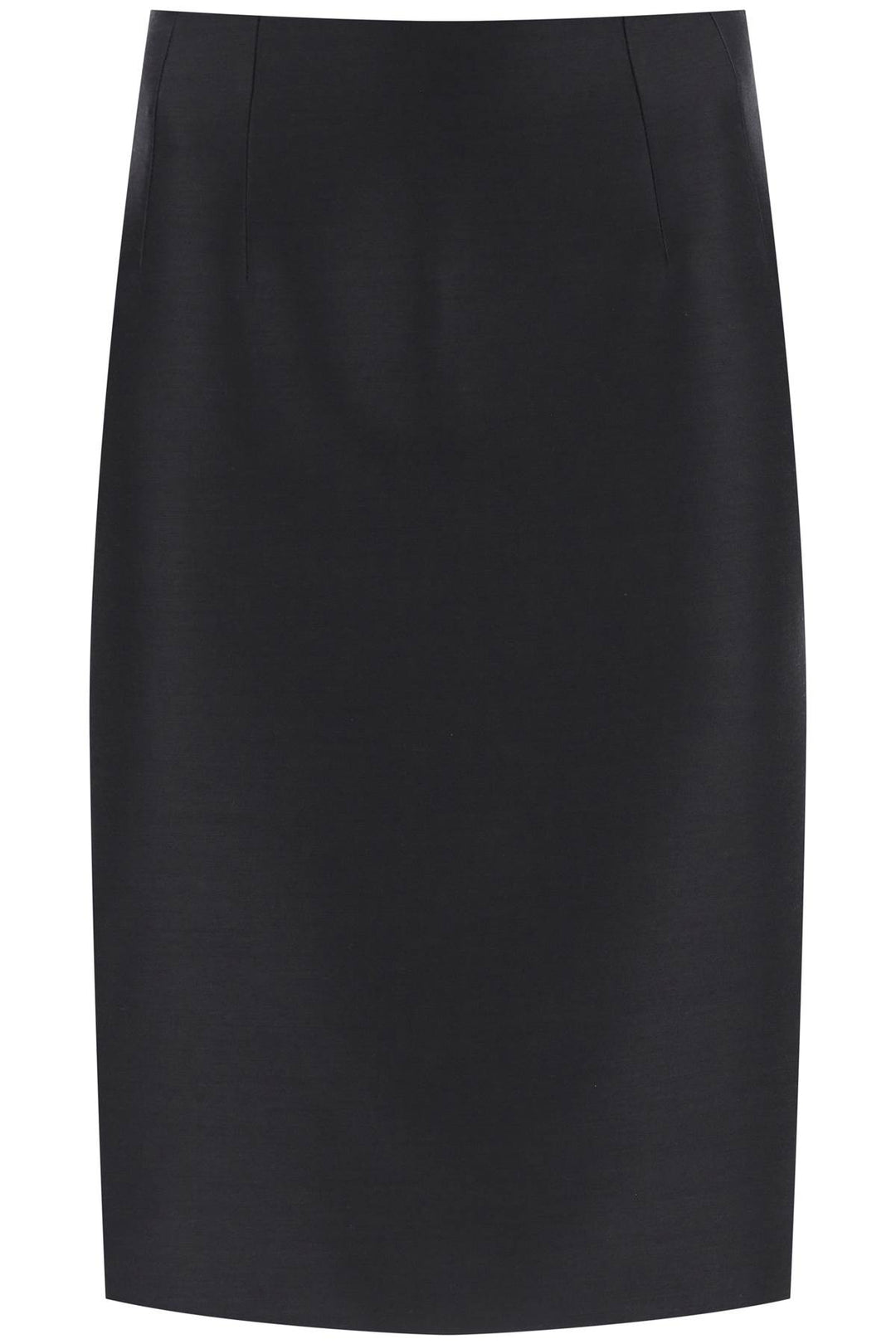 Wool Silk Pencil Skirt - Versace - Women