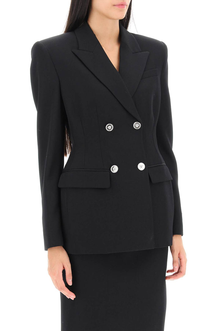 Hourglass Double Breasted Blazer - Versace - Women