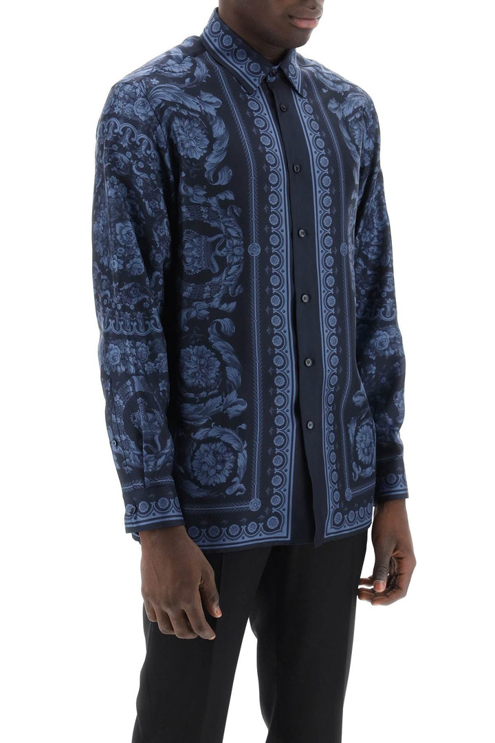 Barocco Silk Shirt - Versace - Men