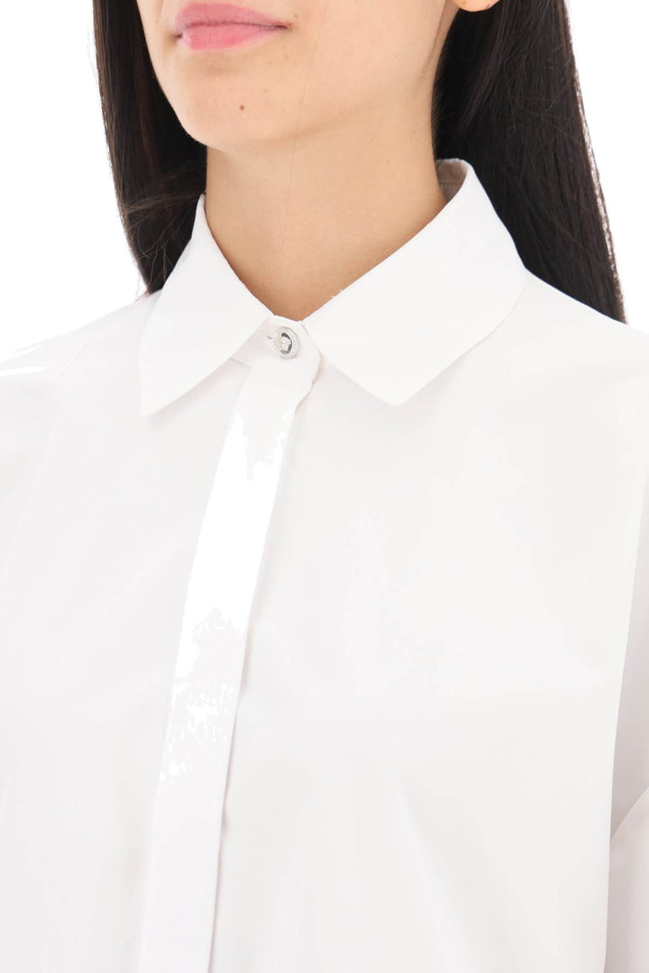 Oversized Poplin Shirt - Versace - Women