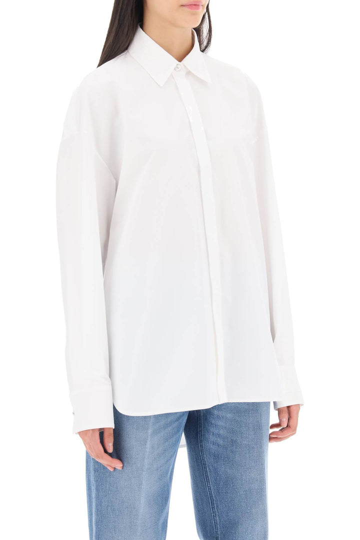 Oversized Poplin Shirt - Versace - Women