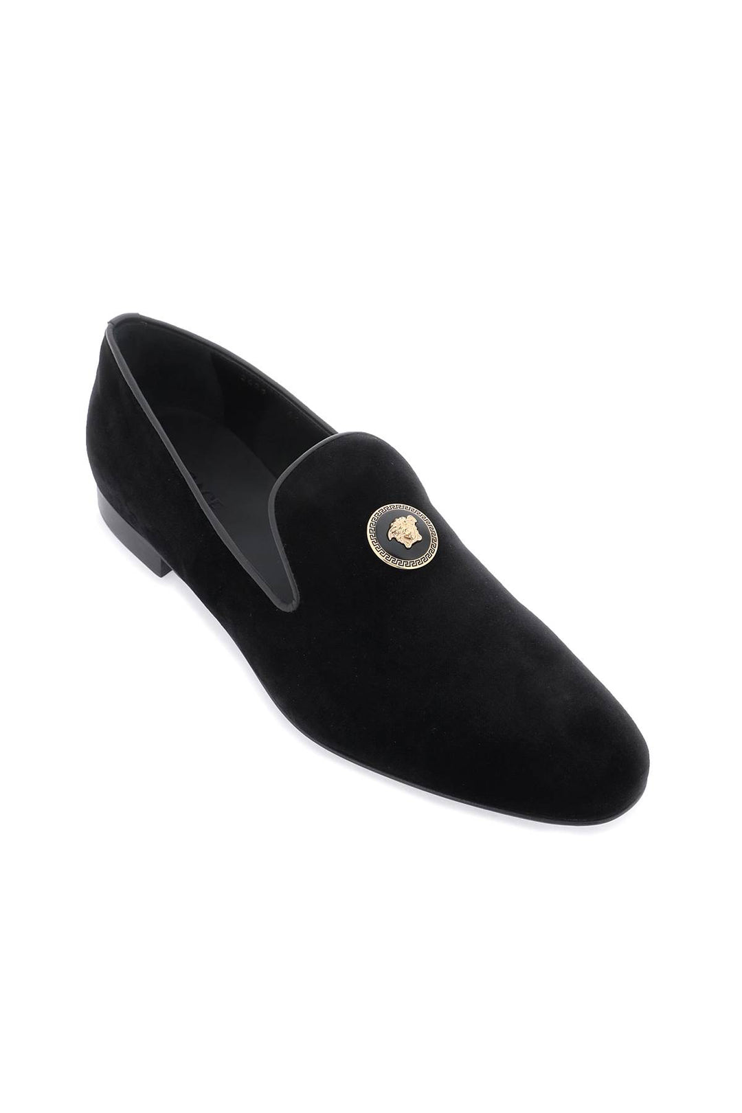 Velvet Medusa Loafers - Versace - Men