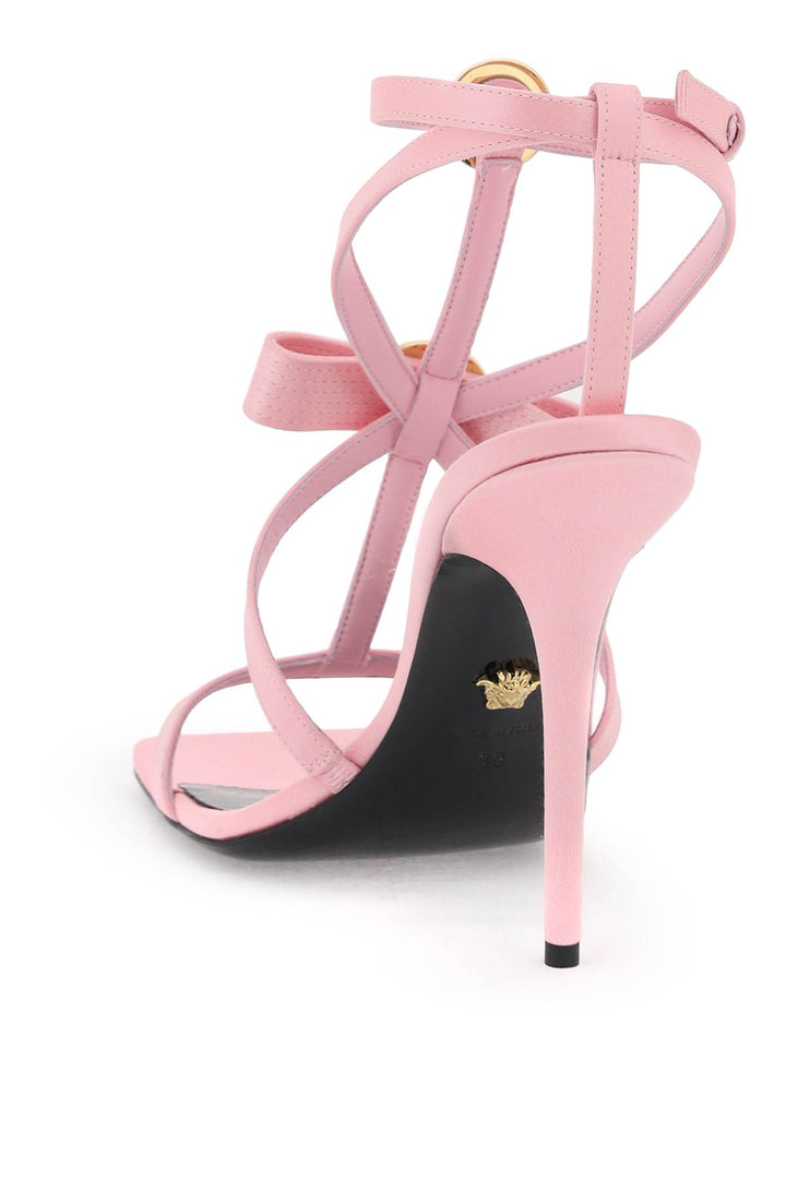 Sandals With Gianni Ribbon Bows - Versace - Women