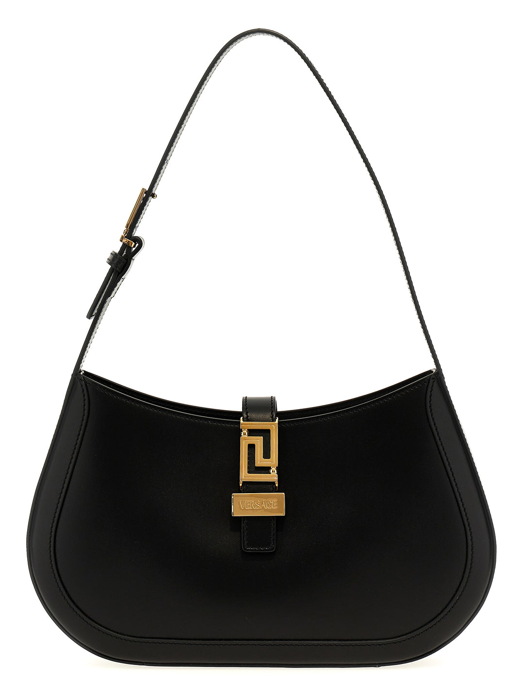 Greca Goddess Shoulder Bags Black