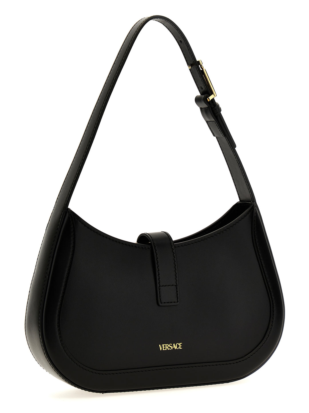 Greca Goddess Shoulder Bags Black