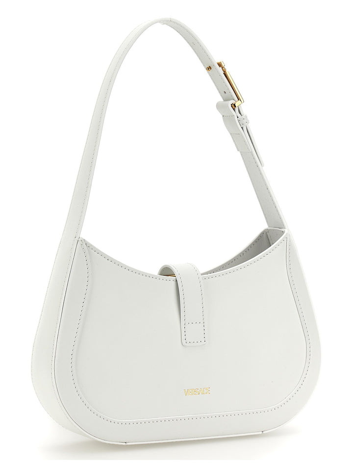 Greca Goddess Shoulder Bags White