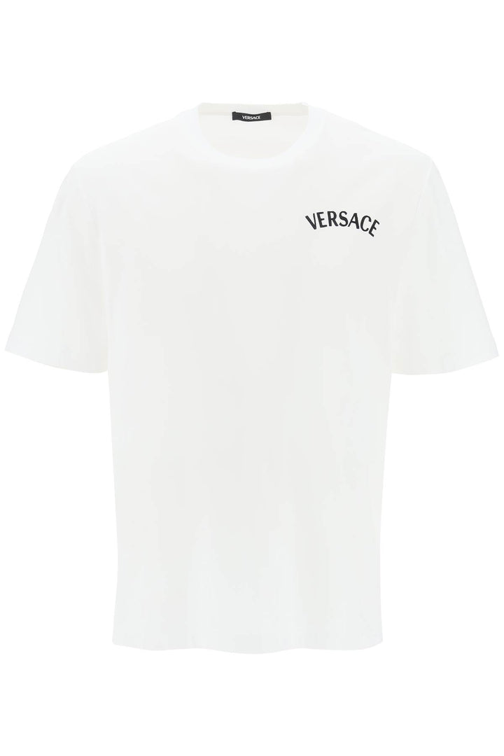 Milano Stamp Crew Neck T Shirt - Versace - Men