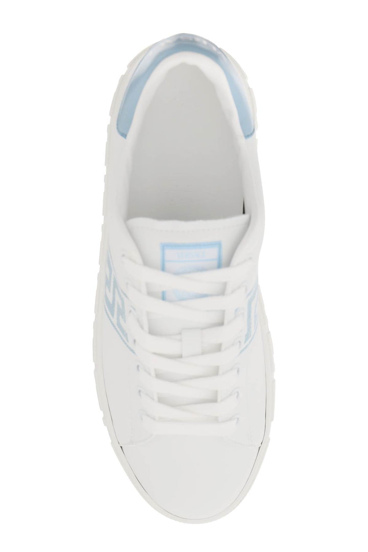 Greca Sneakers With Embroidery - Versace - Women