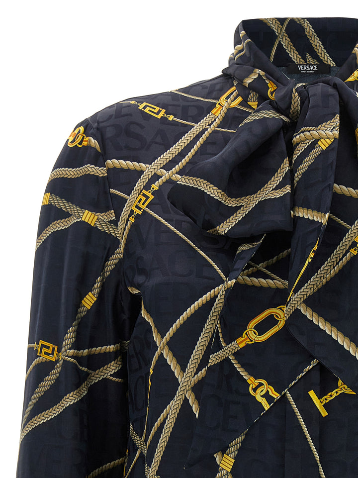 Versace Ropes Shirt, Blouse Multicolor