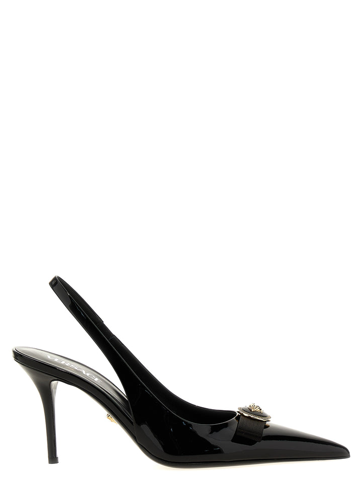 Gianni Ribbon Pumps Black