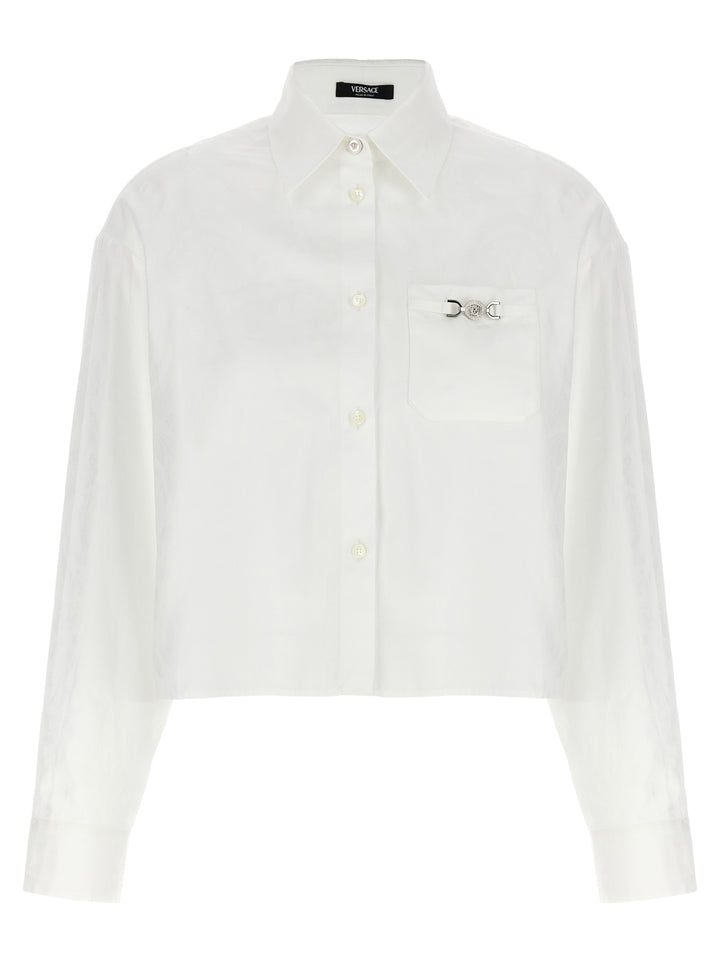 Broccato Shirt, Blouse White