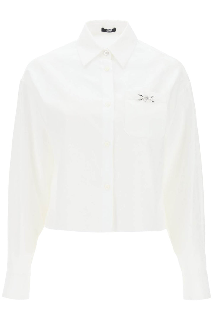 Barocco Cropped Shirt - Versace - Women