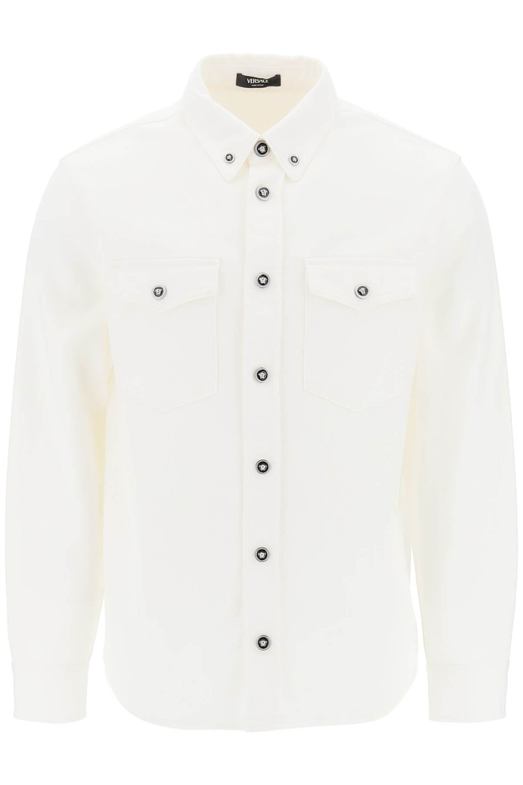 Medusa Denim Overshirt - Versace - Men