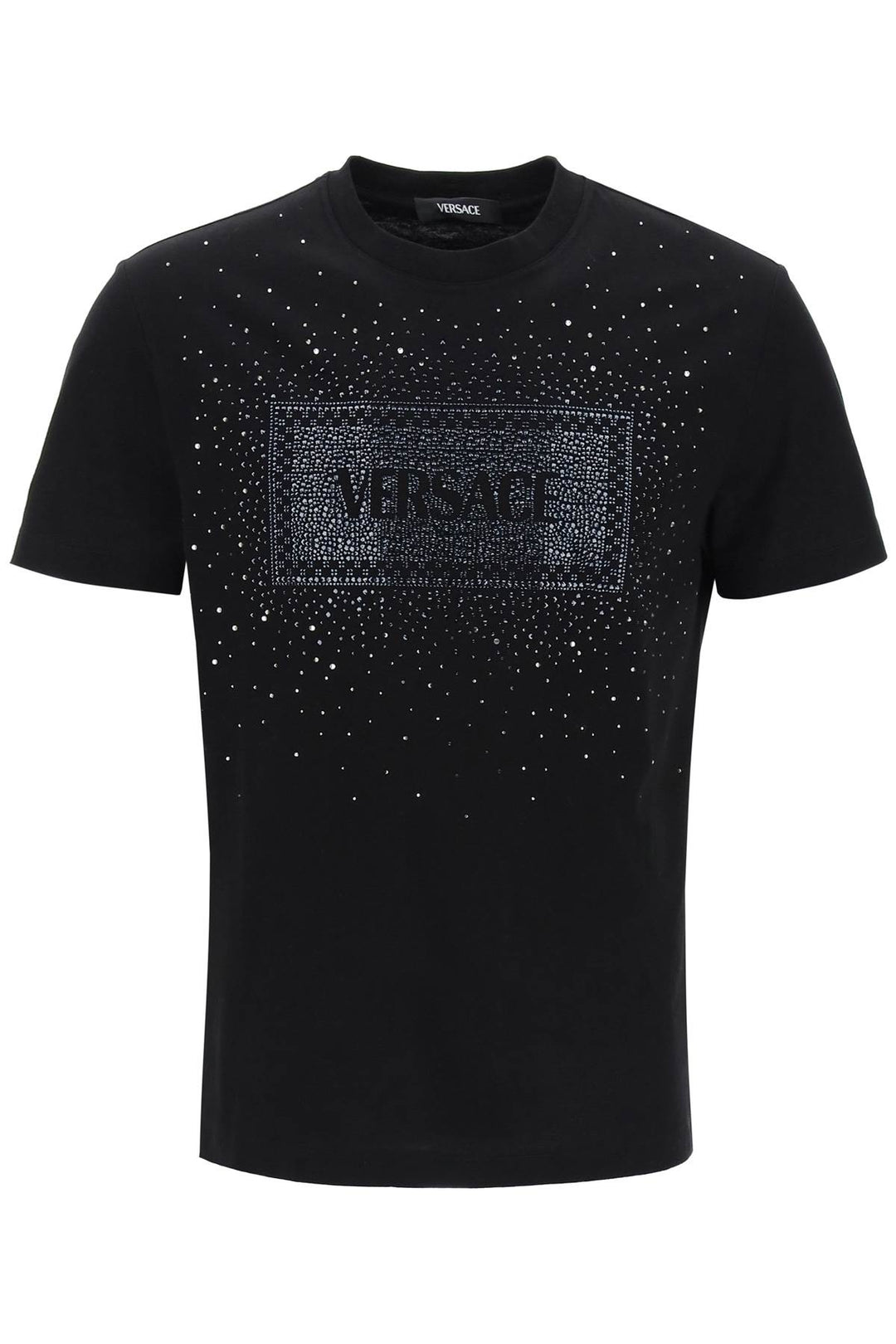 T Shirt With Rhinestone 90's Vintage Logo - Versace - Men