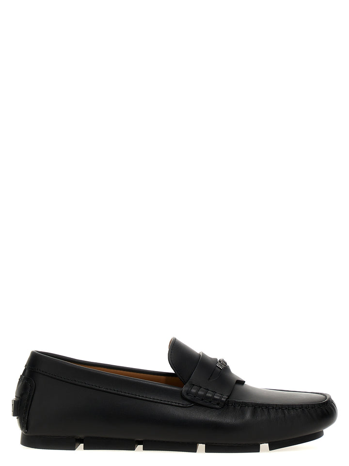 Medusa Biggie Loafers Black