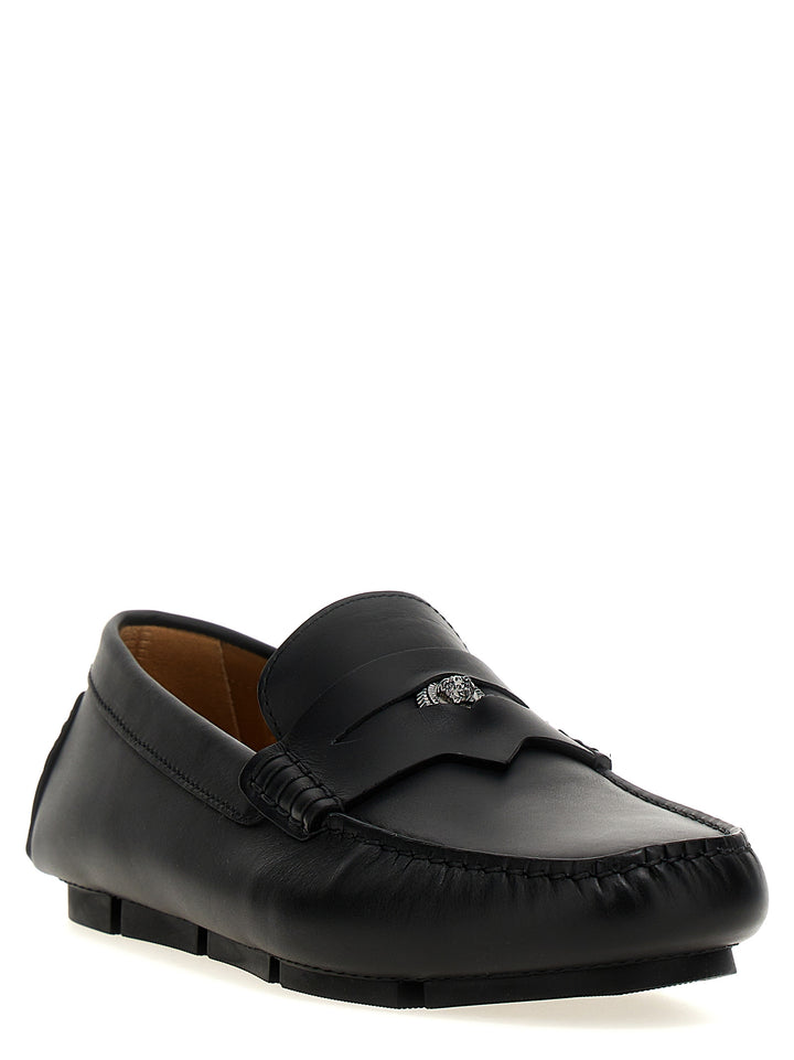 Medusa Biggie Loafers Black