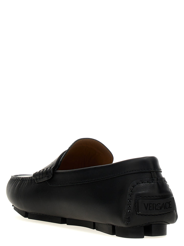 Medusa Biggie Loafers Black